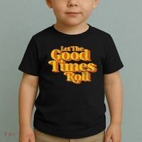 Retro Let The Good Times Roll Toddler T-Shirt thumb 2