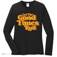 Retro Let The Good Times Roll Women's Long Sleeve Shirt thumb 0