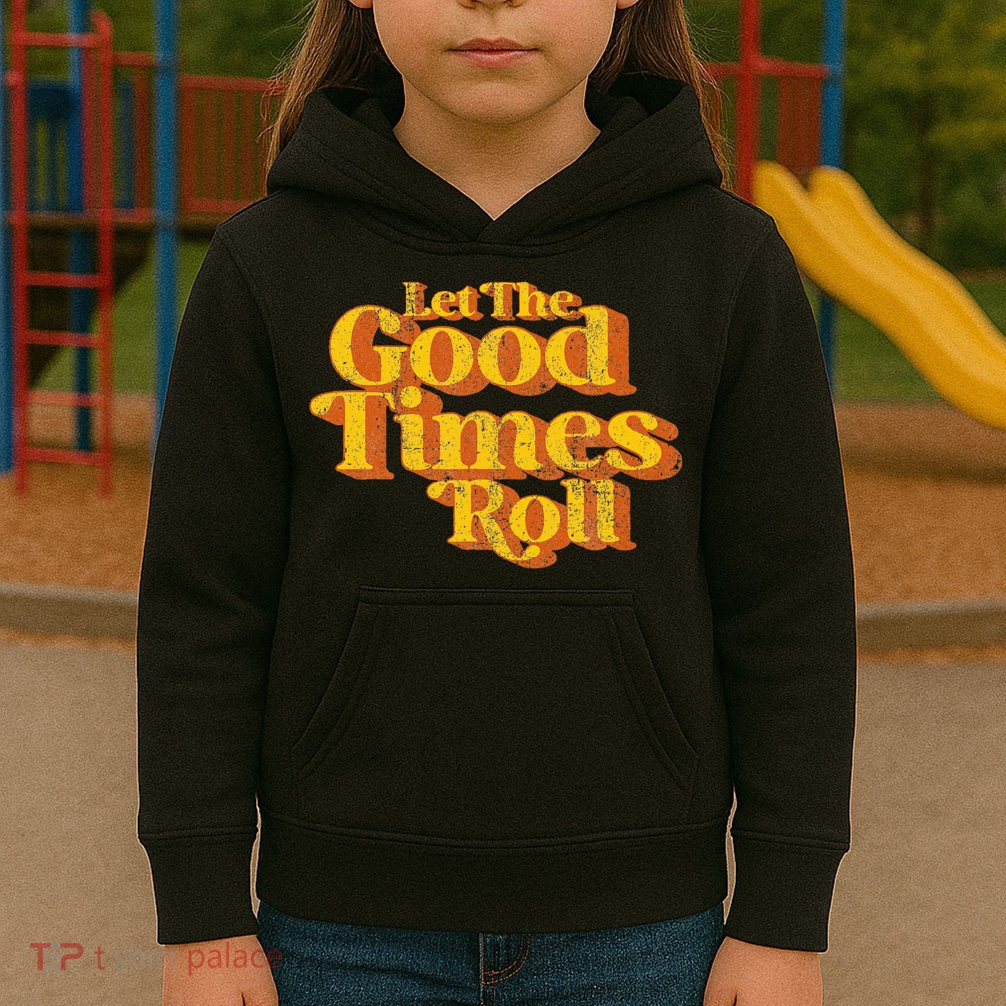 Retro Let The Good Times Roll Kids Hoodie