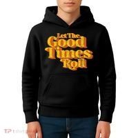 Retro Let The Good Times Roll Kids Hoodie thumb 4