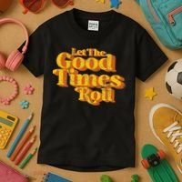 Retro Let The Good Times Roll Kids T-Shirt thumb 3