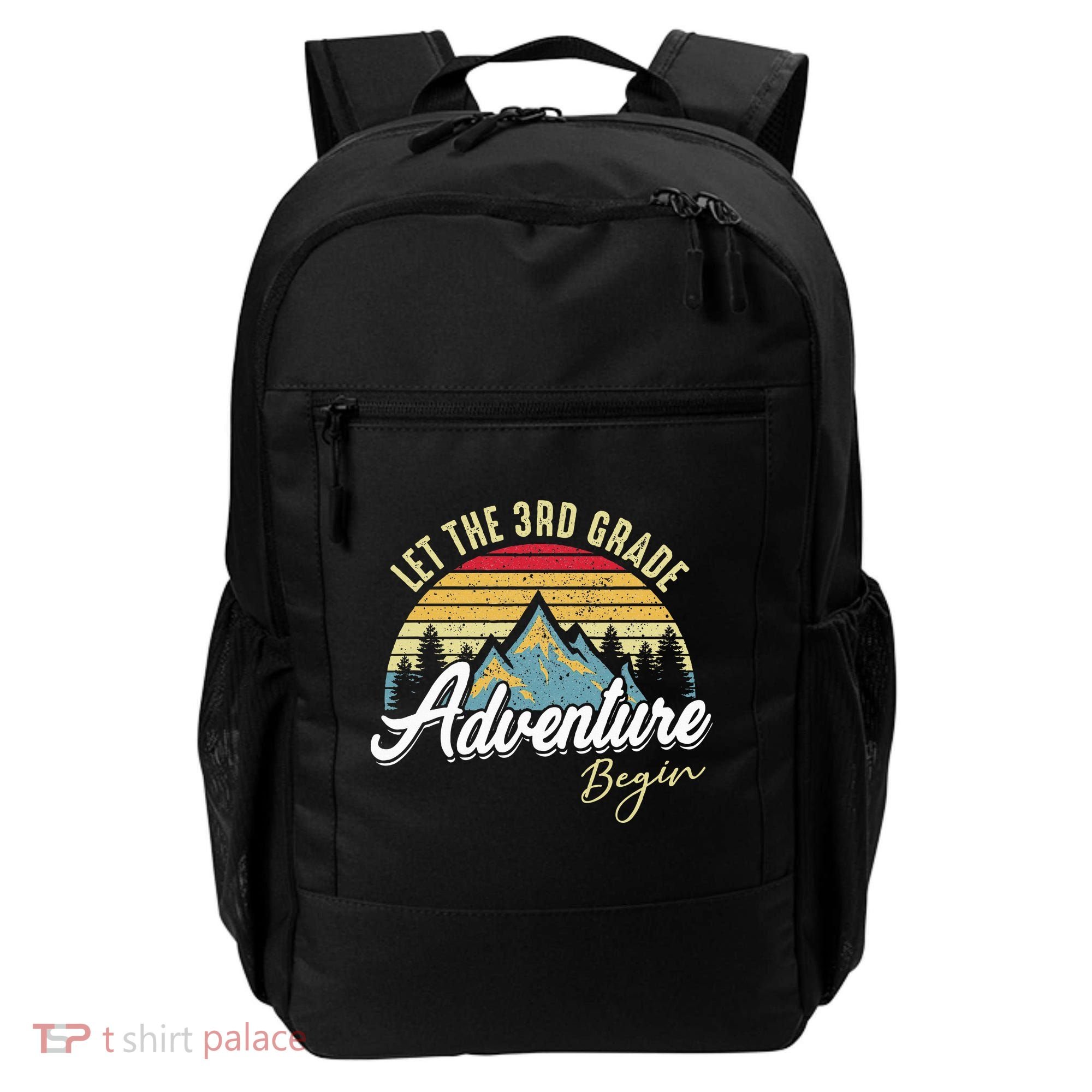 Retro Let the 3rd Grade Adventure Begin Fourth Grade Teacher Backpack