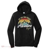 Retro Let the 3rd Grade Adventure Begin Fourth Grade Teacher Women's Hoodie thumb 0