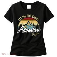 Retro Let the 3rd Grade Adventure Begin Fourth Grade Teacher Women's T-Shirt thumb 0