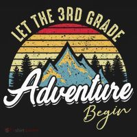 Retro Let the 3rd Grade Adventure Begin Fourth Grade Teacher Tote Bag thumb 4