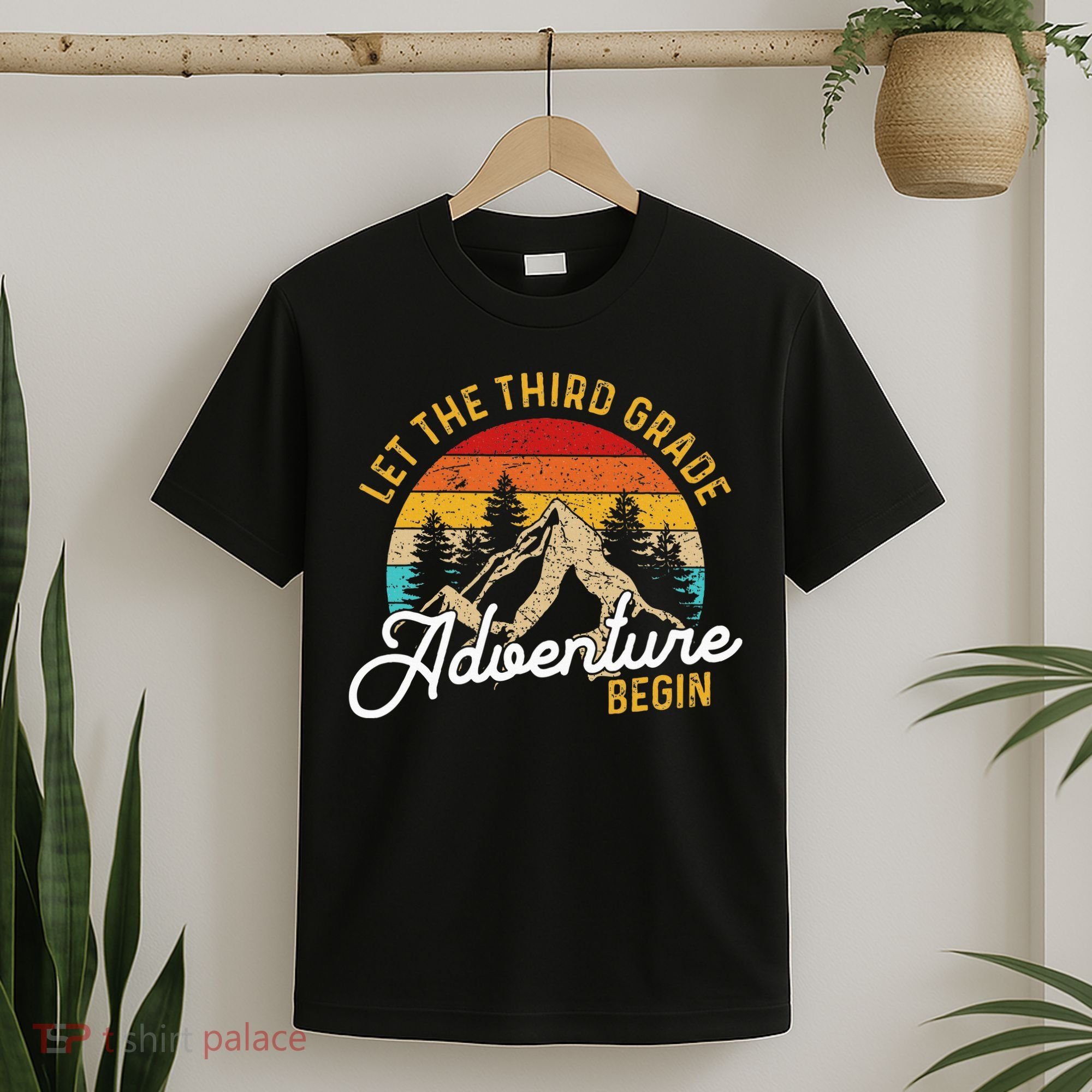 Retro Let the Third Grade Adventure Begin Teachers Students T-Shirt