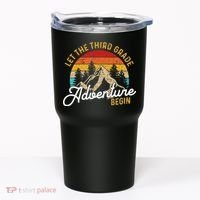 Retro Let the Third Grade Adventure Begin Teachers Students Tumbler thumb 0