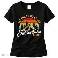Retro Let the Third Grade Adventure Begin Teachers Students Women's T-Shirt thumb 0
