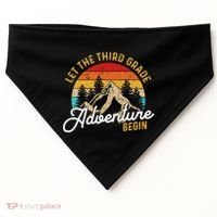 Retro Let The Third Grade Adventure Begin Teachers Students USA-Made Doggie Bandana thumb 0