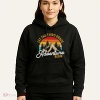 Retro Let The Third Grade Adventure Begin Teachers Students Hoodie thumb 5