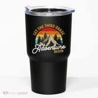 Retro Let The Third Grade Adventure Begin Teachers Students Tumbler thumb 0