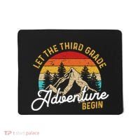 Retro Let The Third Grade Adventure Begin Teachers Students Mousepad thumb 0