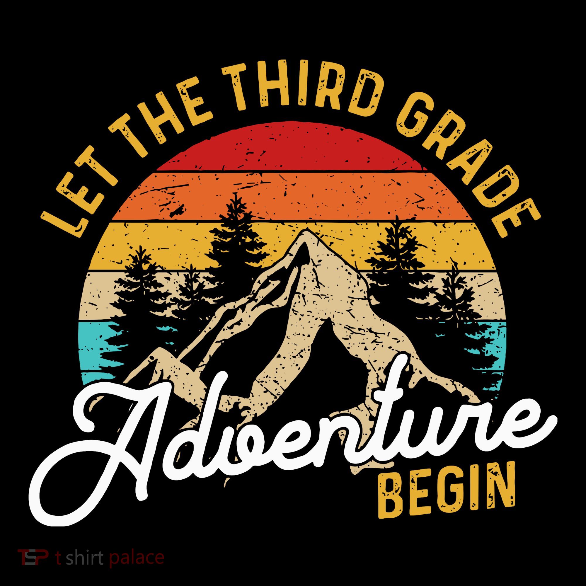 Retro Let The Third Grade Adventure Begin Teachers Students Mousepad