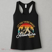 Retro Let The Third Grade Adventure Begin Teachers Students Women's Tank Top thumb 3