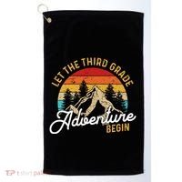 Retro Let The Third Grade Adventure Begin Teachers Students Golf Towel thumb 0