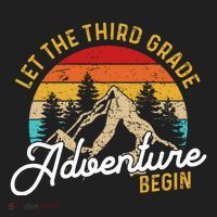 Retro Let The Third Grade Adventure Begin Teachers Students Golf Towel thumb 3