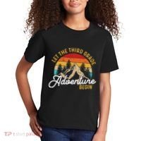 Retro Let The Third Grade Adventure Begin Teachers Students Kids T-Shirt thumb 2