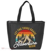 Retro Let The Third Grade Adventure Begin Teachers Students Tote Bag thumb 0