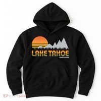 Retro Lake Tahoe California Hoodie thumb 0