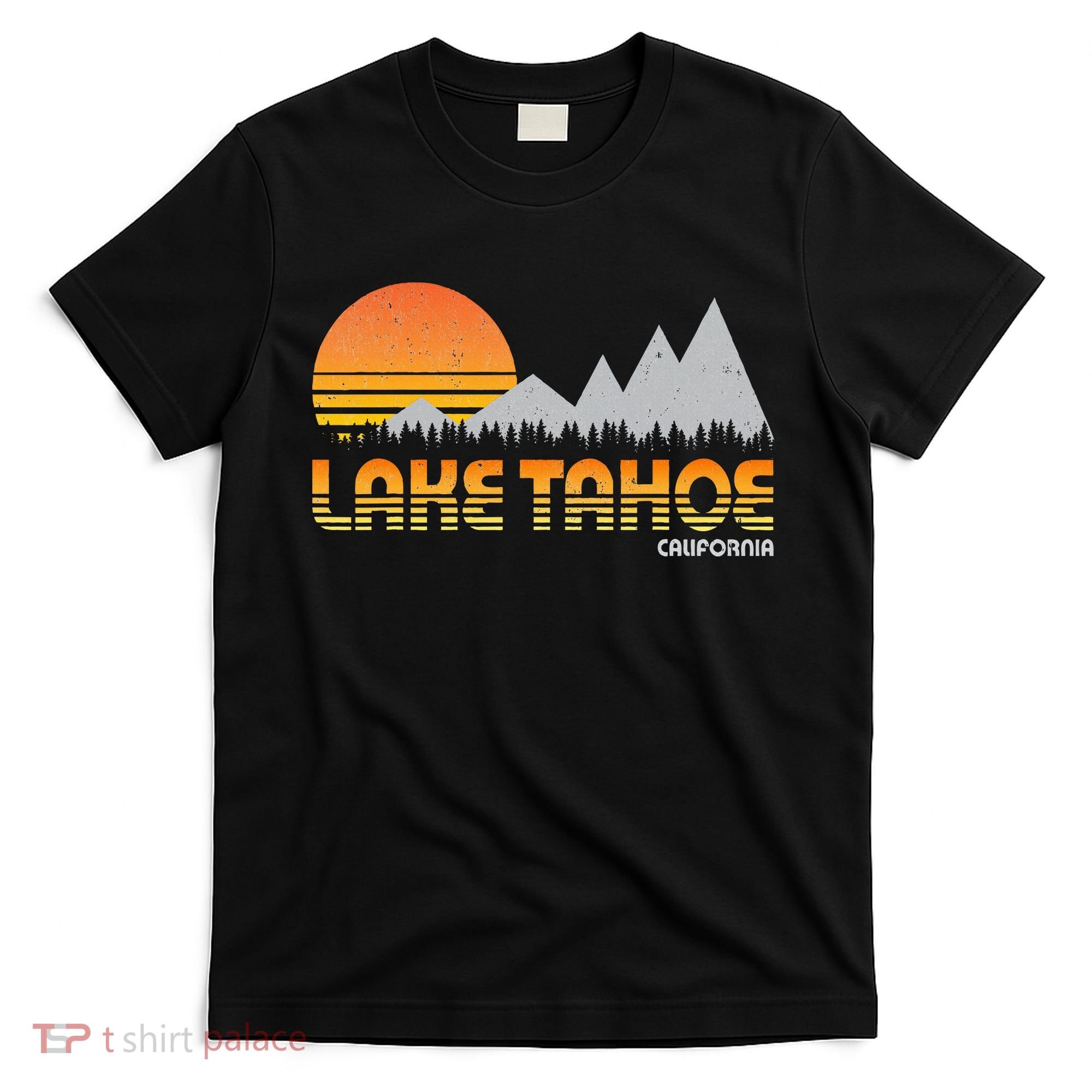 Retro Lake Tahoe California T-Shirt