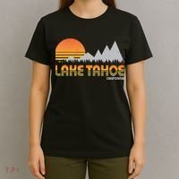 Retro Lake Tahoe California T-Shirt thumb 4