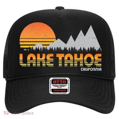 Retro Lake Tahoe California Hat