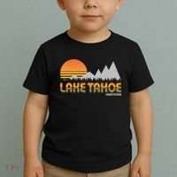 Retro Lake Tahoe California Toddler T-Shirt thumb 2