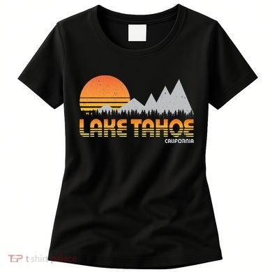Retro Lake Tahoe California Women's T-Shirt