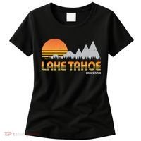 Retro Lake Tahoe California Women's T-Shirt thumb 0