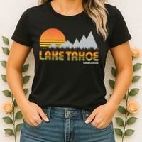 Retro Lake Tahoe California Women's T-Shirt thumb 2