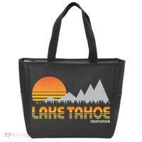 Retro Lake Tahoe California Tote Bag thumb 0