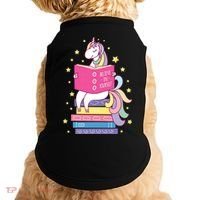 Reading Library Unicorn Read Books Lover Reader Gift Doggie Tank thumb 0