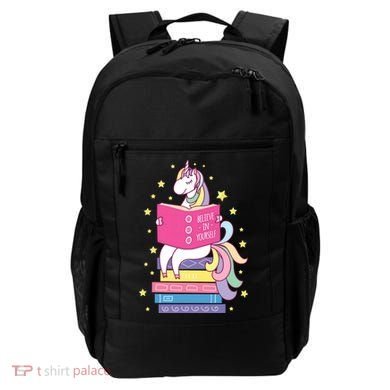 Reading Library Unicorn Read Books Lover Reader Gift Backpack