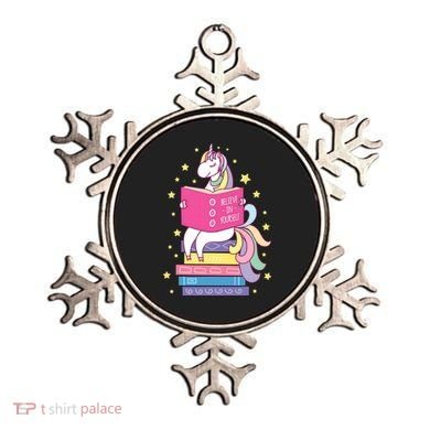 Reading Library Unicorn Read Books Lover Reader Gift Ornament