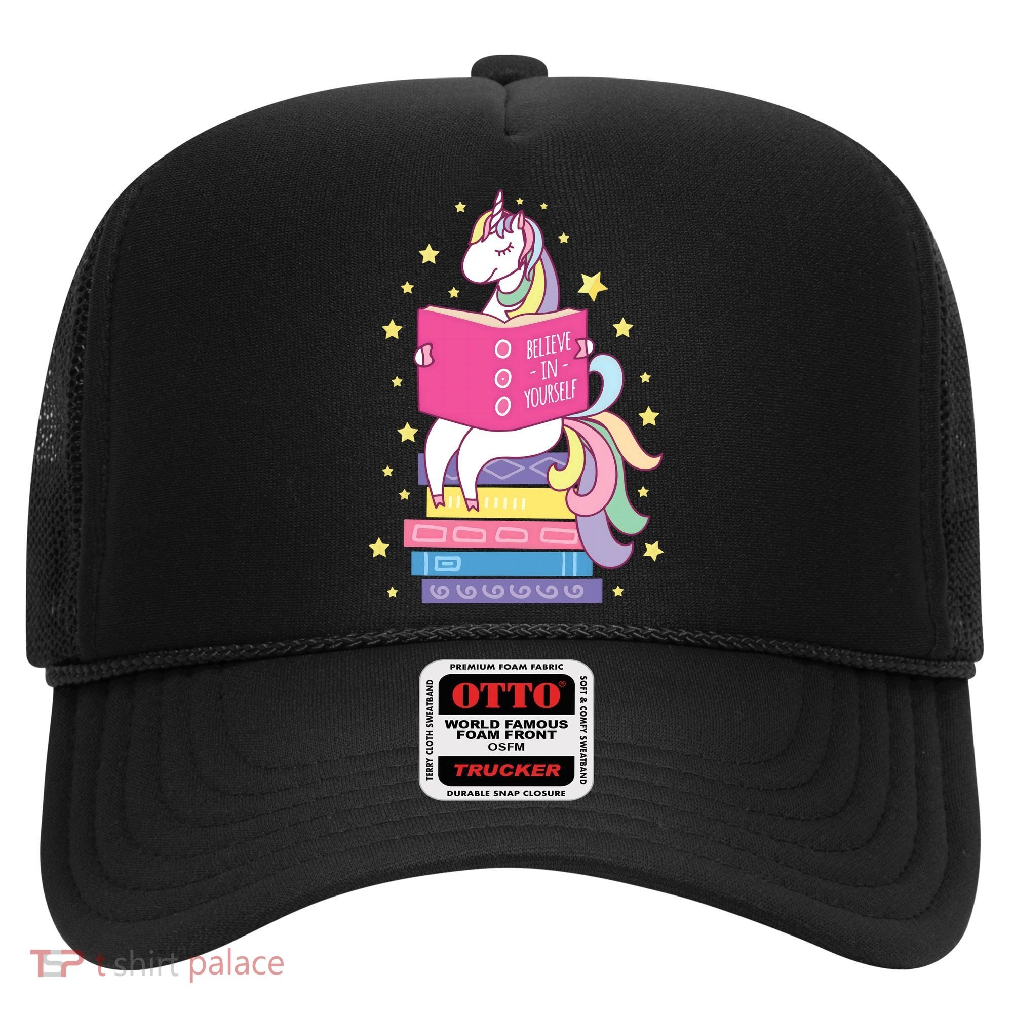 Reading Library Unicorn Read Books Lover Reader Gift Hat