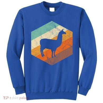 Retro Llama Vintage Llama Cute Gift Sweatshirt