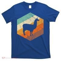 Retro Llama Vintage Llama Cute Gift T-Shirt thumb 0