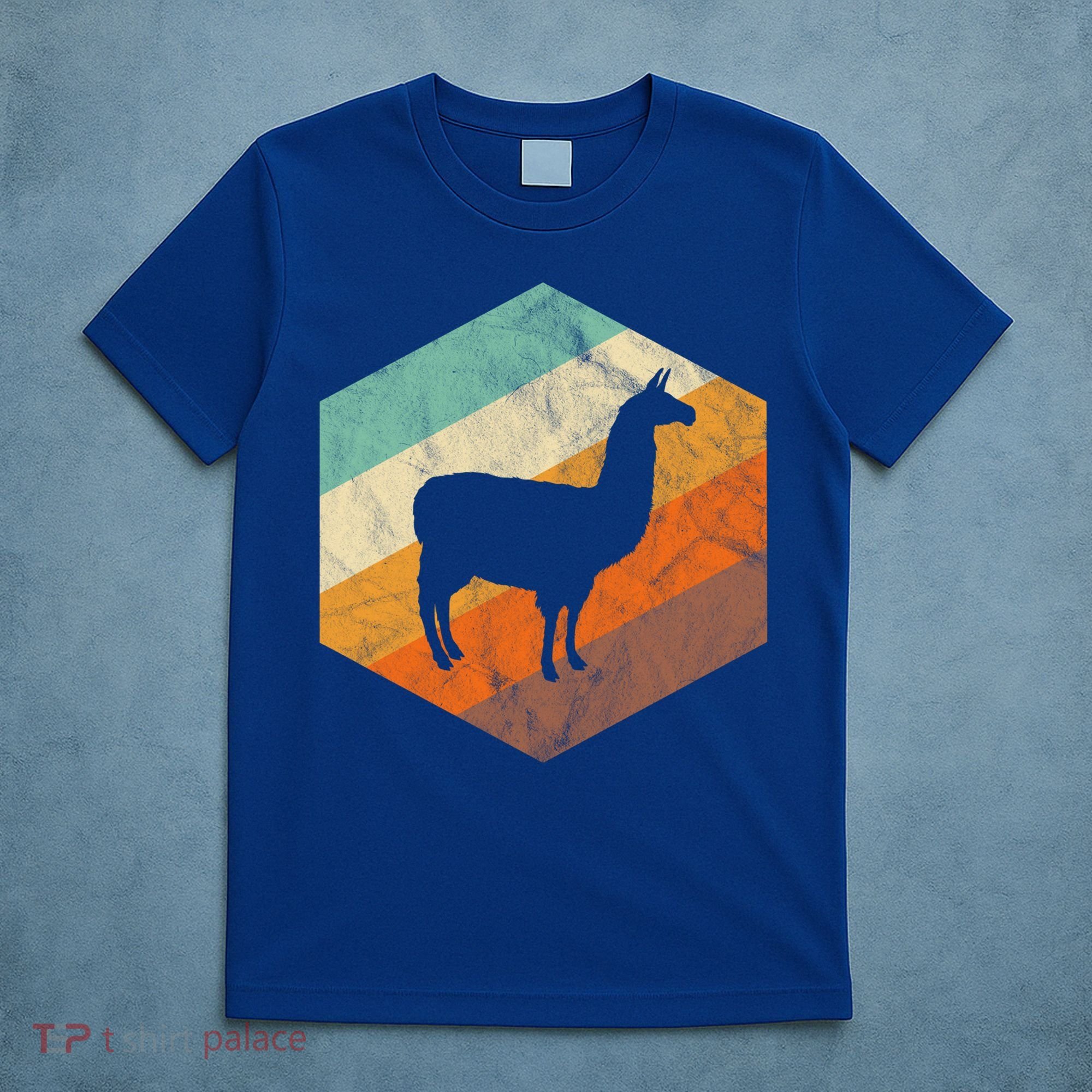 Retro Llama Vintage Llama Cute Gift T-Shirt