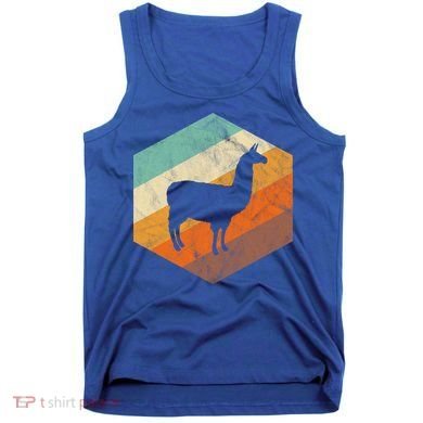 Retro Llama Vintage Llama Cute Gift Tank Top