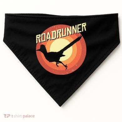 Roadrunner Lover Vintage Distressed Retro USA-Made Doggie Bandana