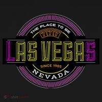 Retro Las Vegas Logo Backpack thumb 2