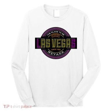 Retro Las Vegas Logo Long Sleeve Shirt