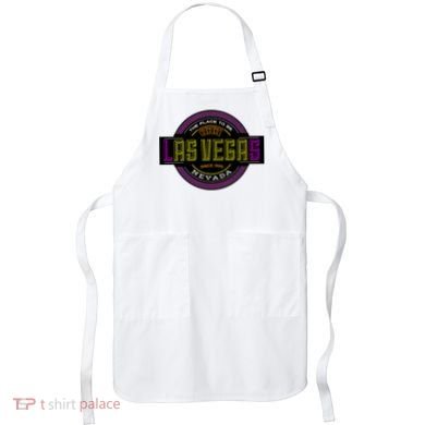 Retro Las Vegas Logo Apron
