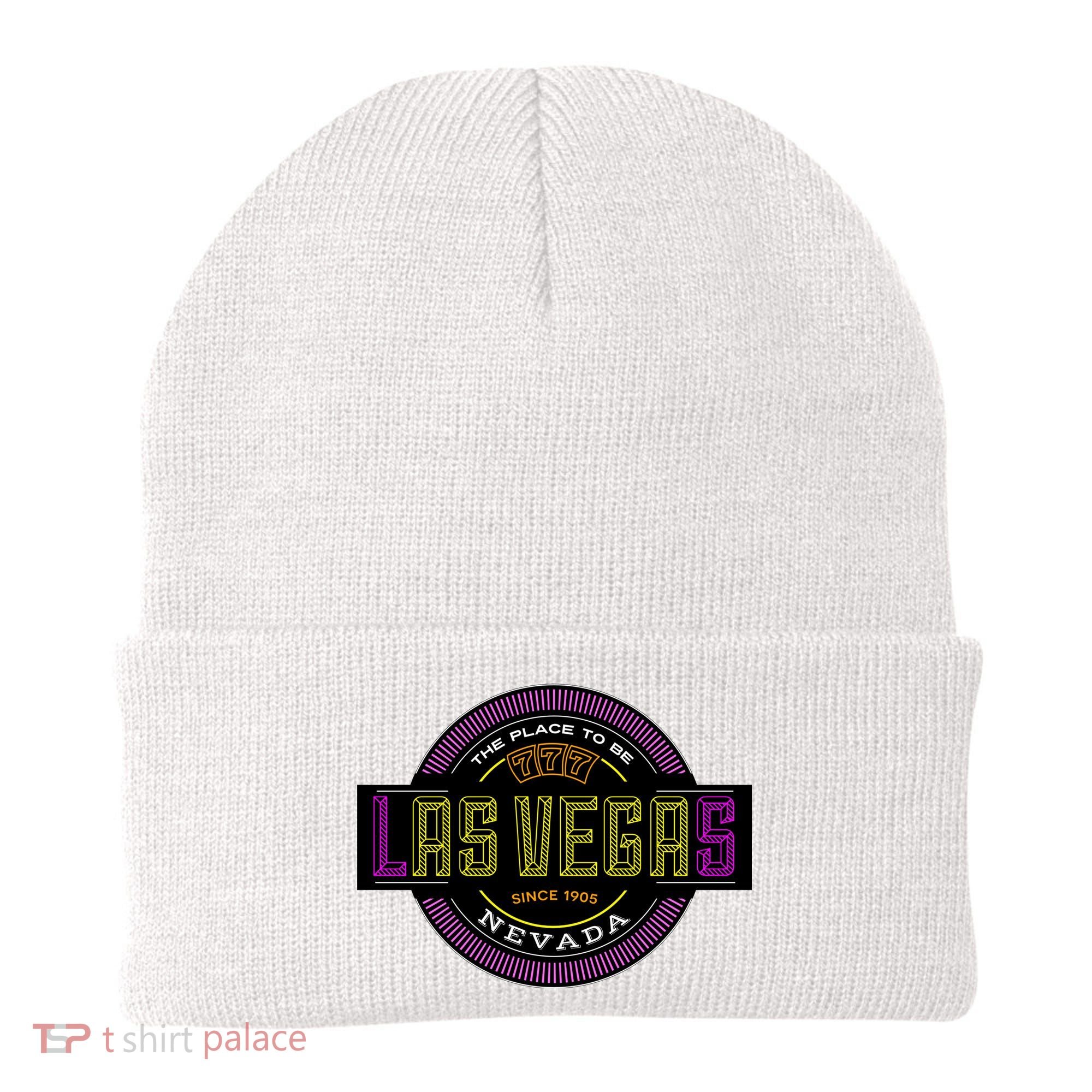 Retro Las Vegas Logo Beanie
