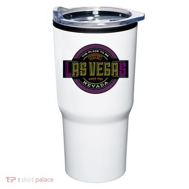 Retro Las Vegas Logo Tumbler