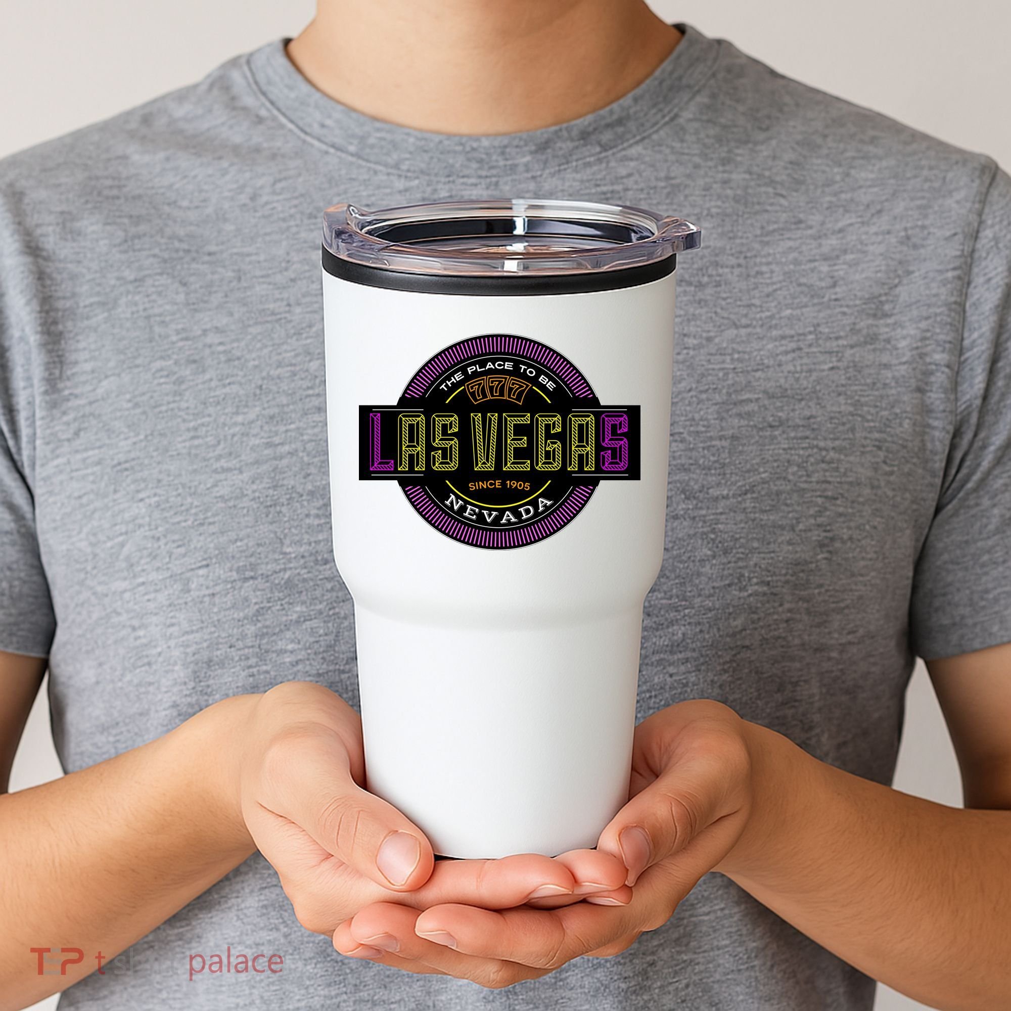 Retro Las Vegas Logo Tumbler