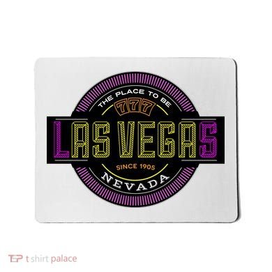 Retro Las Vegas Logo Mousepad