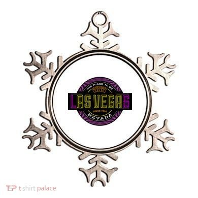 Retro Las Vegas Logo Ornament
