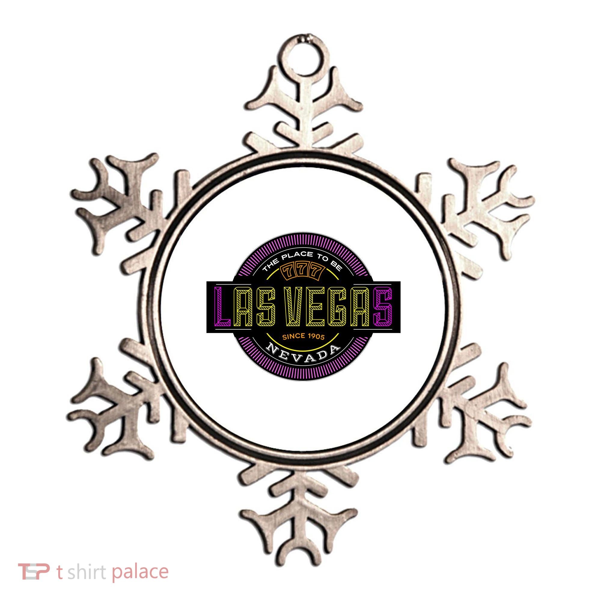 Retro Las Vegas Logo Ornament
