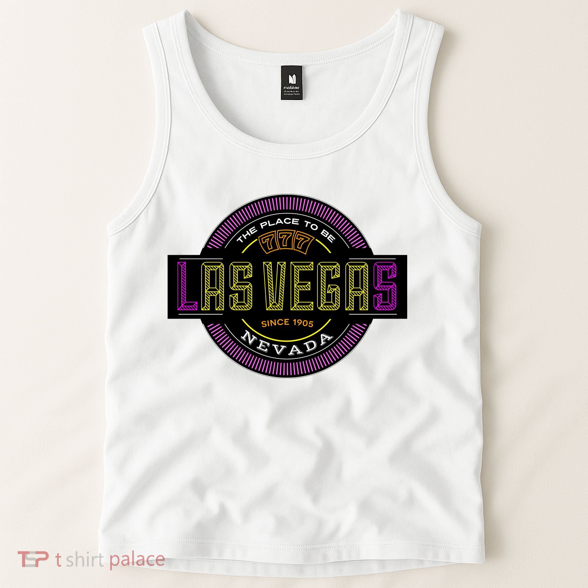 Retro Las Vegas Logo Tank Top